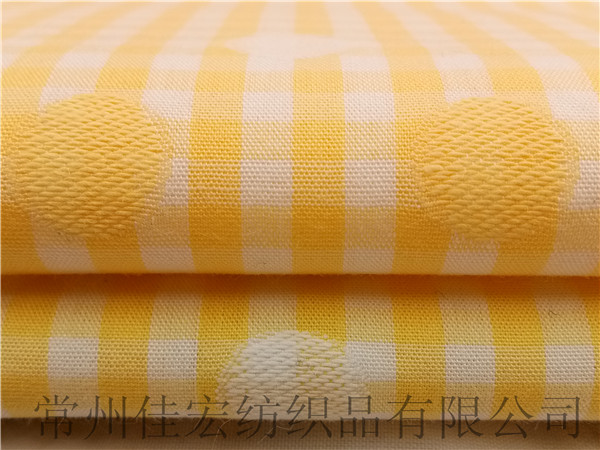 色織圓點提花布剪花襯衫布,格子剪花面料